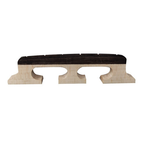 3 Footed Wood Standard Banjo Bridge Improves Sound Projection And Stability 6 strings