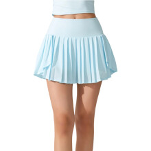 Women Performances Skirt Moisture Wicking Skirt Quick Drying Built In Salt water blue XL