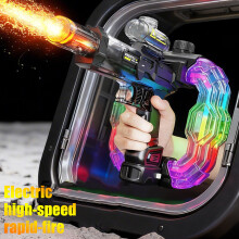 Innovative Electric Water Squirter Long Distance for Summer Pool Fun Toy Black