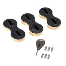 Corrosions Resistant Surfboard Tail Fim Box Universal 8 Shape Cup Black 5 degrees
