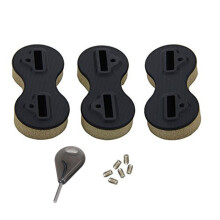 Surfboard 8 Shape Round Cup Fim Box Hydrofoil Board Surfboard Fim Box Black 9 degrees