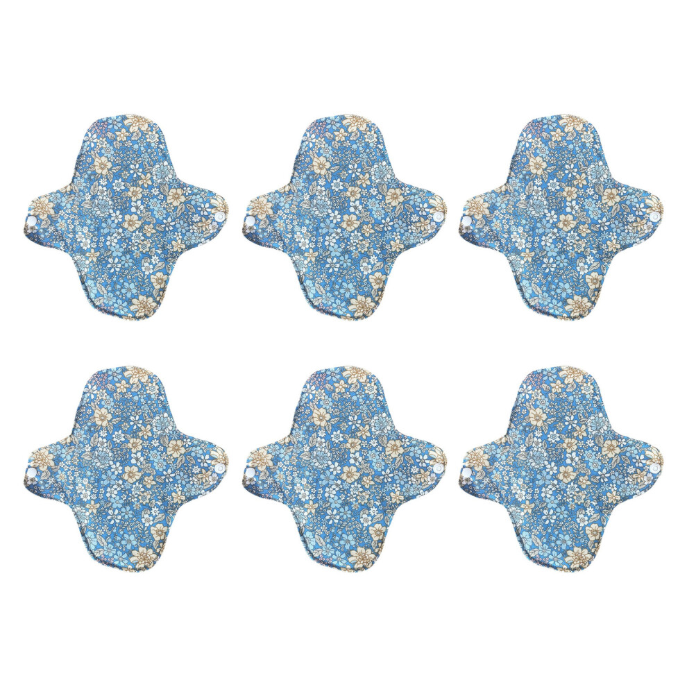 6Pcs Enhanced Cloth Sanitary Pad Hypoallergenics And Washable Menstrual Pad 16