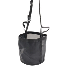 Adjustable Neck Strap Animal Feeder Box For Dry Grass Mineral Salt During Movement Black