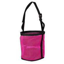 Compact Equine Nutrition Holder highlighting Reinforced Fasteners And Breathable Pink