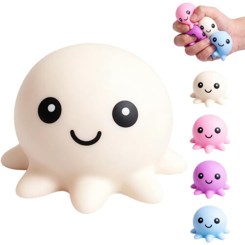 (White, -) Söpö tursas fidget stressipallo