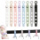 (8pcs, -) Legacci cavi silicone riutilizzabili, organizer cuffie e ufficio 1