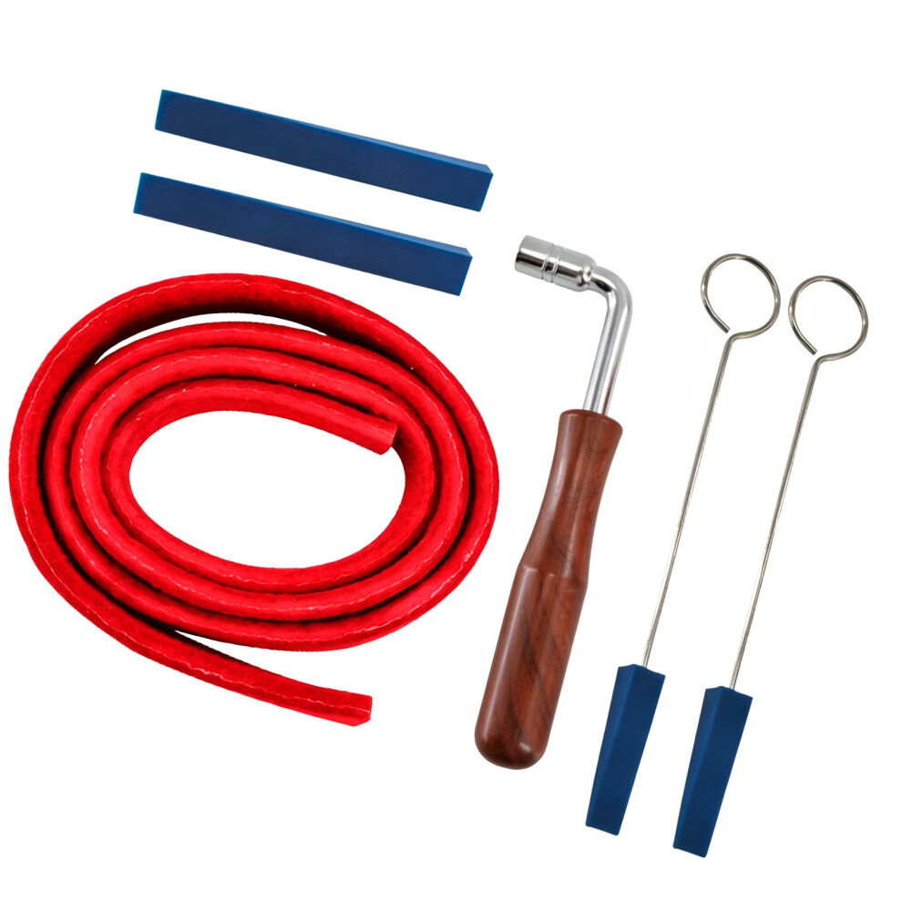 Professional Piano Tuning Tool With Mute And Felt Strips For Precise Adjustments 7696002169529