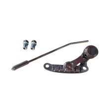 Precisions Engineered Tremolo Bridge and Tailpiece Set Replacement Bridge Silver