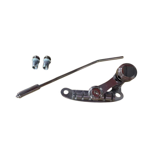 Precisions Engineered Tremolo Bridge and Tailpiece Set Replacement Bridge Silver