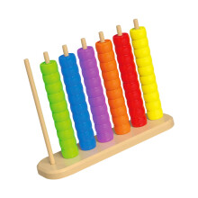 Educational Threading Beads Color Matching Game Toy Set For Children Preschooler