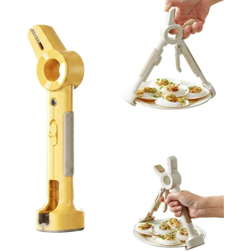 (Yellow, -) Hete plaat grijper, siliconen, wit