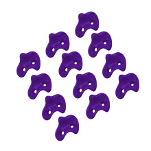 12Pcs Wall Tree Climbing Foot Hand Holds with Hardware Climbing Accessories Purple