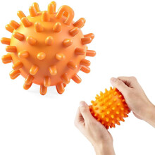 (Orange, -) 1er-Stressball, gelb, sensorisch, für Angst, Partys, Geschenk