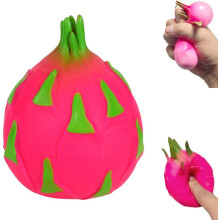 (Pitaya 2pcs, -) 2er-Obst-Stressball, Erdbeere, TPR, für Angst, Erwachsene, Fidget