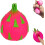 (Pitaya 2pcs, -) Hedelmä squishy lelu 1