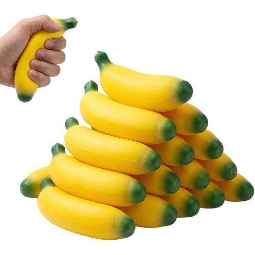 (Banana 2pcs, -) Hedelmä squishy lelu