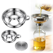 (3pcs, -) 3-osaa ruostumaton säilykkeen suppilo setti