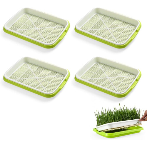 (4pcs, -) Tavă germinare semințe