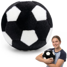 (Black, 7") Iso pehmo jalkapallo footbag