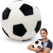 (White, 9.8") Iso pehmo jalkapallo footbag