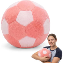 (Deep PInk, 9.8") Iso pehmo jalkapallo footbag