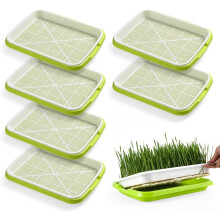 (6pcs, -) Zaadkiem bak met vochtigheidsdeksel, BPA-vrij, 2 stuks