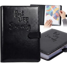 (Black, -) Organizator leather slujbă