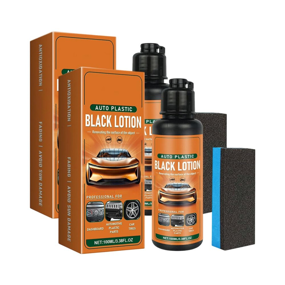 (2Set, -) Car Plastic Restorer Ceramic Coating Â Back To Trim Restorer Black 5437706937432
