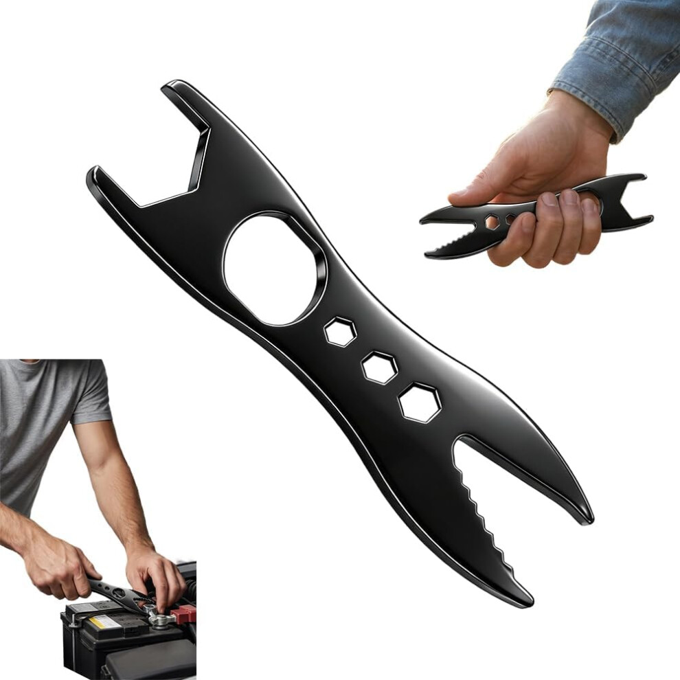 (Black, -) Multifunction Double Ended Wrench Â Quick-Change Adjustable Open End 5437706939900