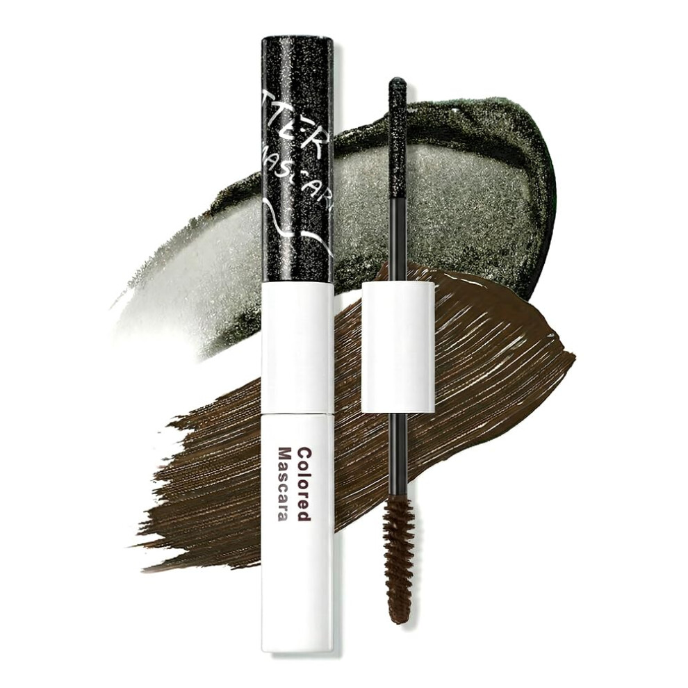 Oimg Black (, -) Glitter Mascara Topper Â Long-Lasting Sparkling Lash Topper Smudge-Proof