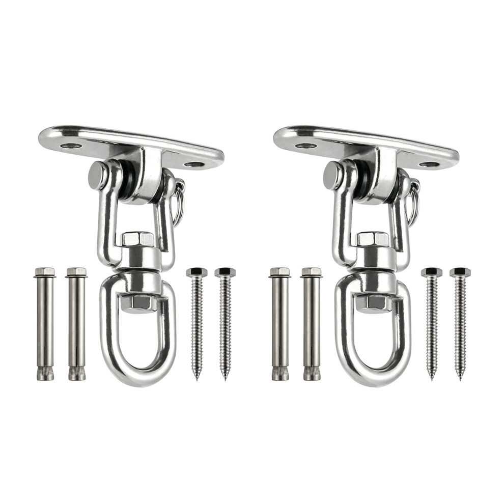 Hammock Swing Hanging Chair Hooks Universal Swing Ceiling Mount Hangers 2 Sets 7696002115465