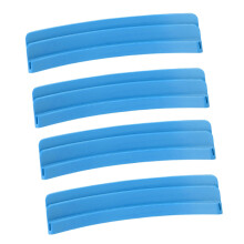 4Pcs Plastic Play Cards Holder Racks Organizers for Seniors Adults Enduring Blue