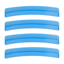 4Pcs Plastic Play Cards Holder Racks Board Game Poker Seats Card Deck for Elder Sky Blue