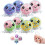 (8pcs, -) Tursas squishy stressipallo 1