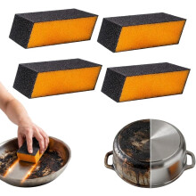 (4pcs, -) 6er-Scheuerschwamm, für Töpfe, Bad, Küche, schwer lastbar