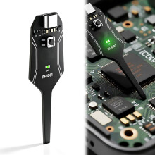 (Black, -) Type-C tester indukčnosti, elektromagnetický detektor cievok základnej dosky