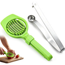 (1pc, -) Fruit Slicer – Multifunctional Strawberry Banana Grape Cutter