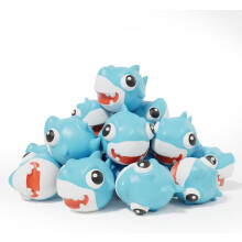 (Shark, -) 2er-Stressball, Hai, mit herausstehenden Augen, für Erwachsene, Partys