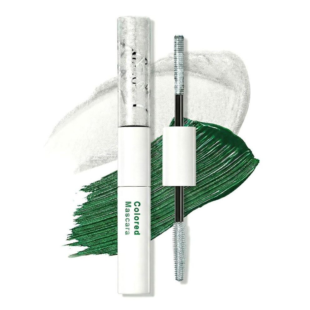 Oimg White (, -) Glitter Mascara Topper Â Long-Lasting Sparkling Lash Topper Smudge-Proof