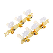 2PCS Open Gear Tuners for Acoustic Guitar and Ukulele ABS Zinc Alloy Materials 1