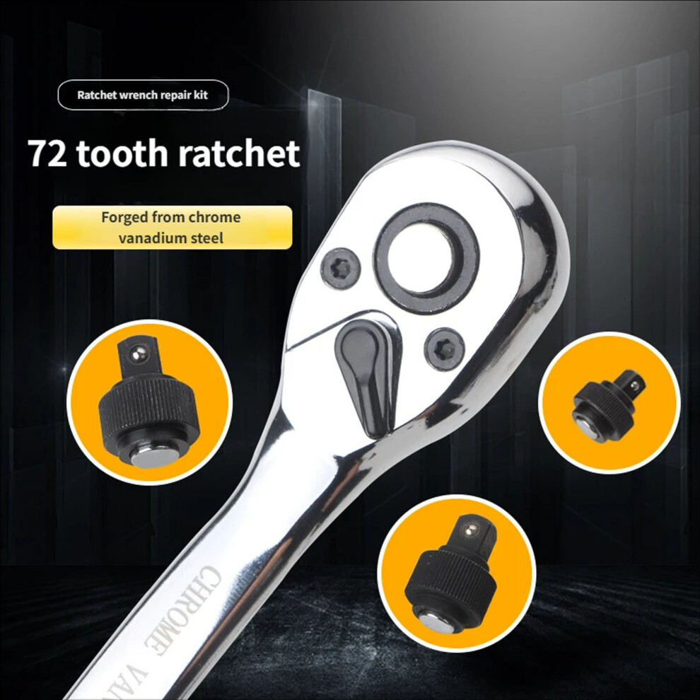 Ratchet Socket Wrench Repair Tool Set Powerful Torque Output For Precise Repairs 1 7696002206484