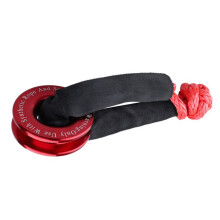 Aluminum Alloy Car Recovery Rings Compacts Design Winch Snatch Towing Rings Red 2