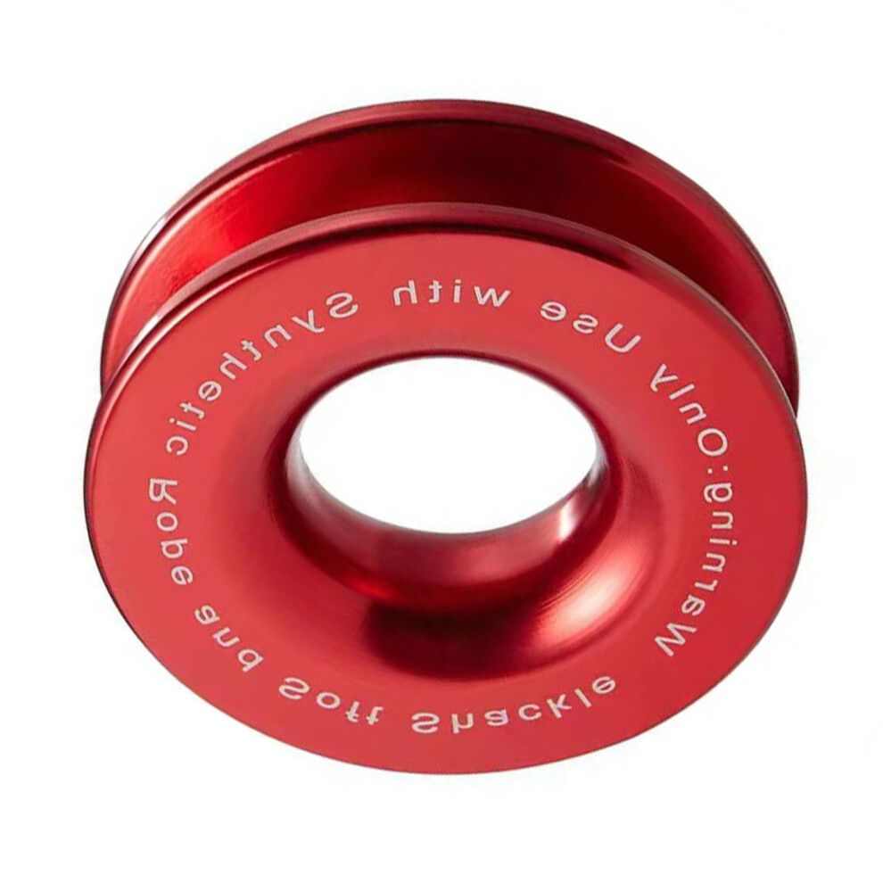Aluminum Alloy Car Recovery Rings Compacts Design Winch Snatch Towing Rings 1 Red 7696002157809