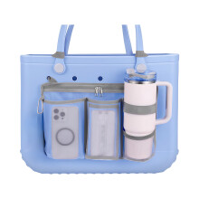 Sandproof Mesh Organizers Pouch Ideal For Swimming And Travel Grey