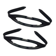 2Pack Flexible Waterproof Mask Strap Easy To Carry For Travel Beach Trip Black 166