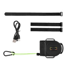 Cycling Tow Strap With LED Light Bike Portables Tow Rope For Emergencies