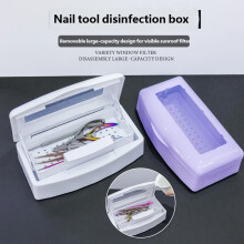 Mini Nail Accessories Cleaning Container Safe For Family Use Pink