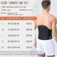 Highly Elastic Polyester Fiber Black Waist Back Trainer Corsets For Men And Women S