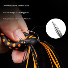Frogs Lure Soft Tube Baits Simulated Frogs Fishing Lure with Fishing Hooks 2
