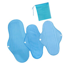 1Set Sanitary Pads Multi Size Absorbent And Gentle On Skin Menstrual Pads Blue